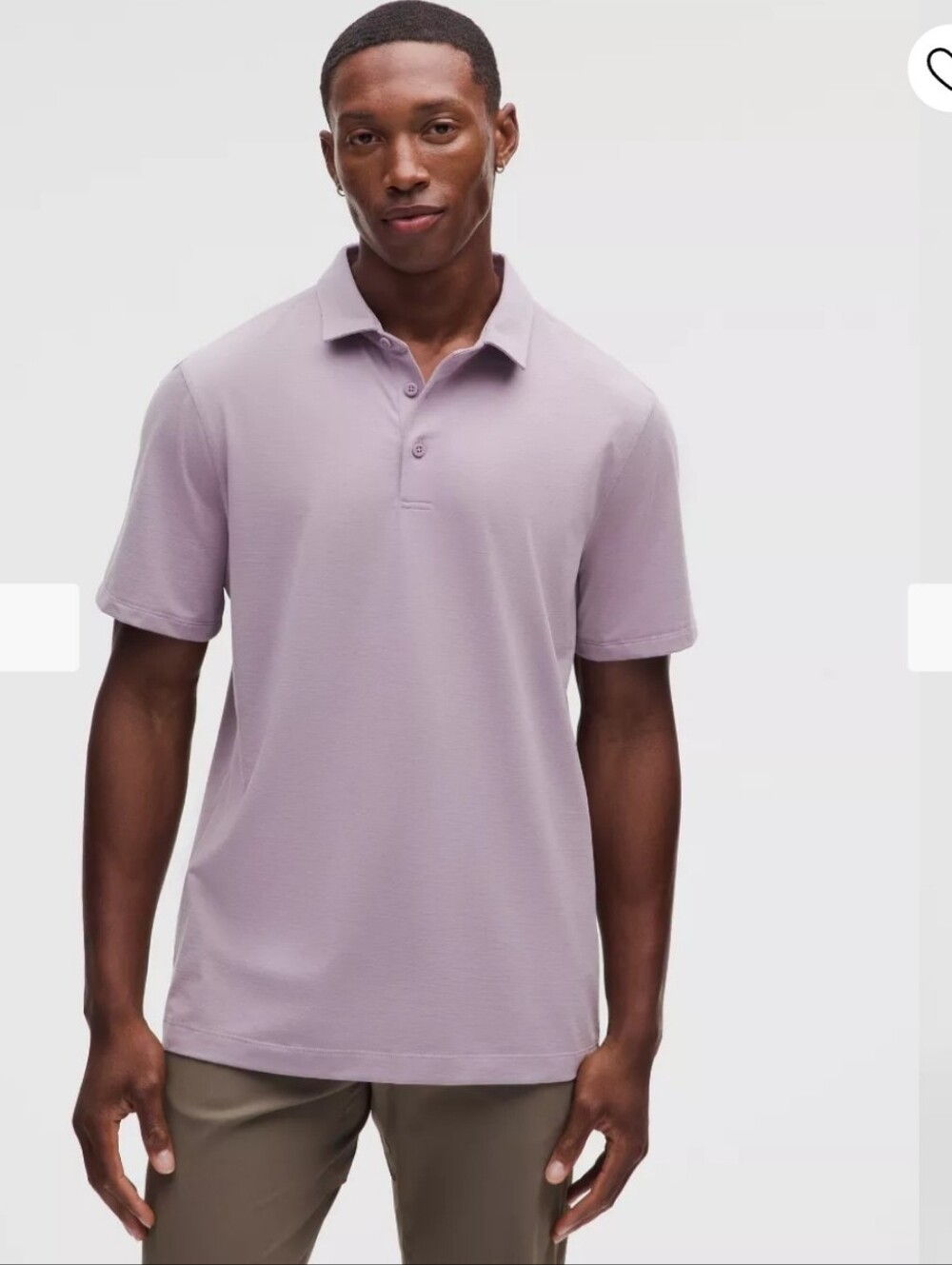 lululemon athletica Men's Polo - Light Lavender
